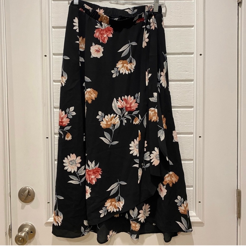 Floral Midi Skirt